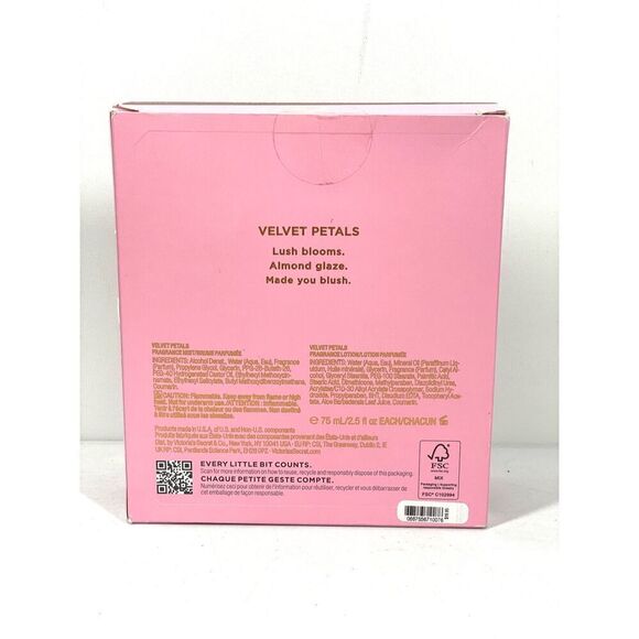 Victoria’s Secret Velvet Petals Lotion & Fragrance Gift Set NIB 2.5 oz each - Picture 2 of 2